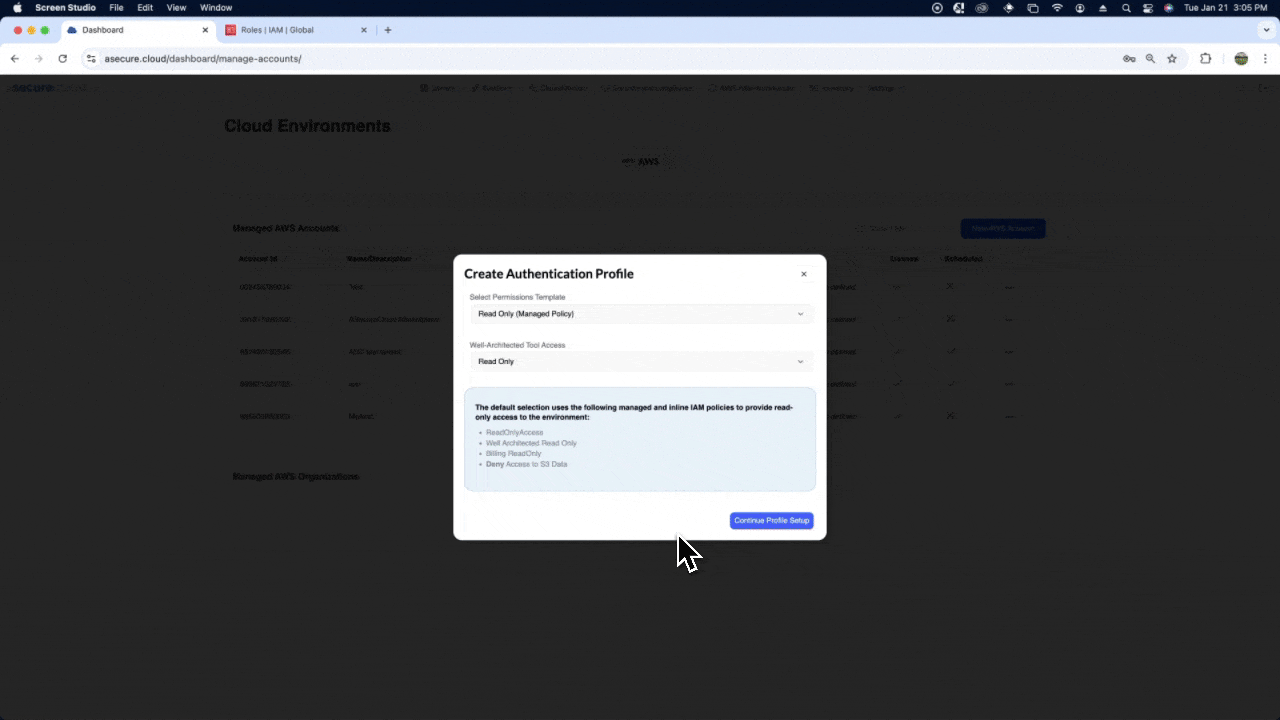 AWS onboarding