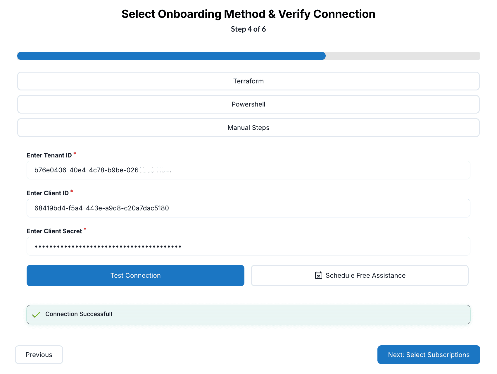 Connection Successful