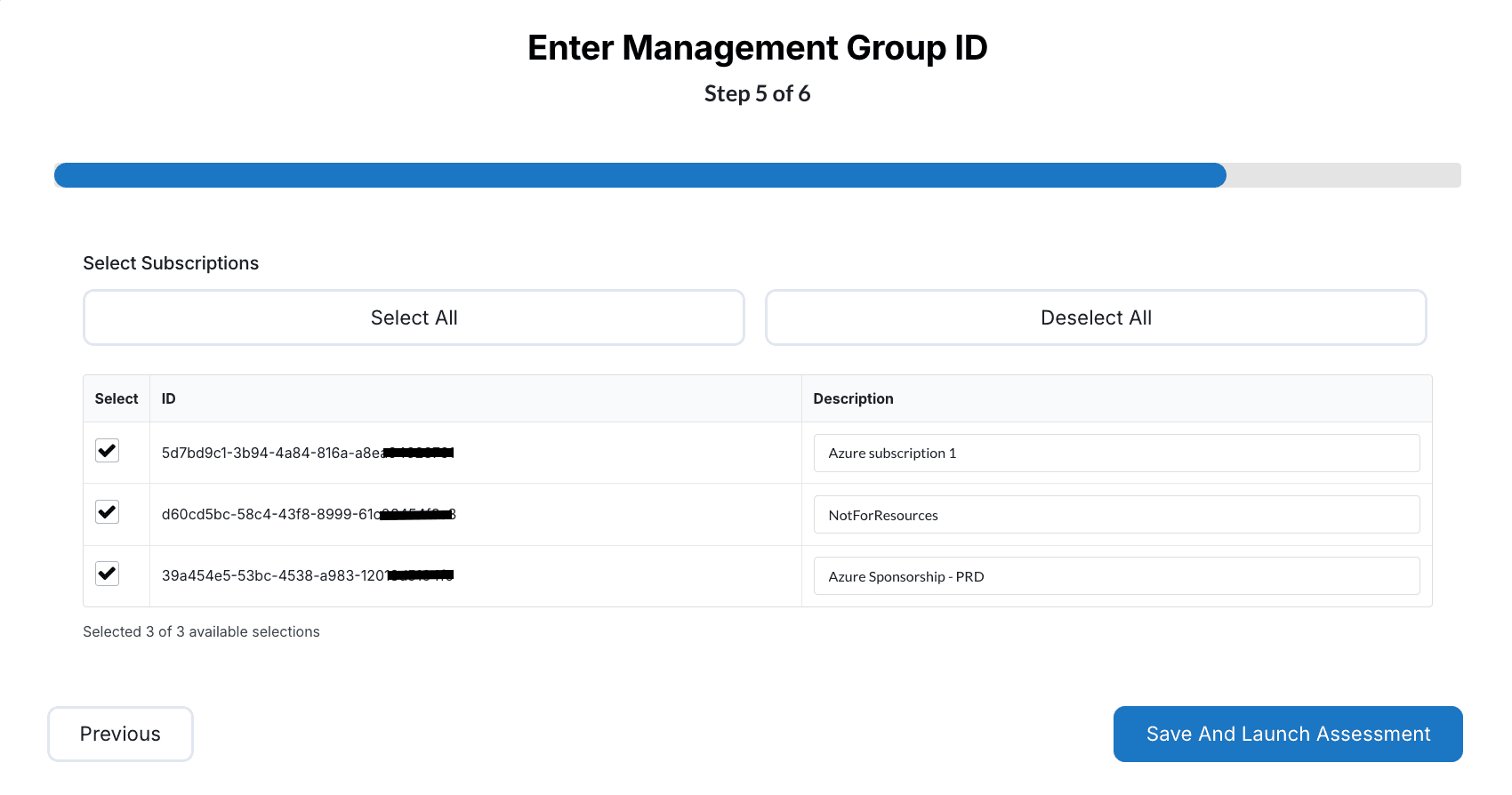 Select Subscriptions
