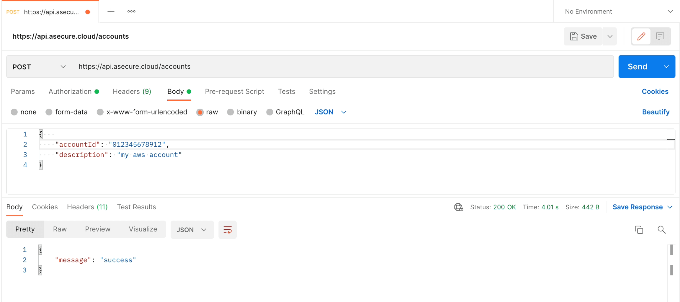 Postman Image in public folder