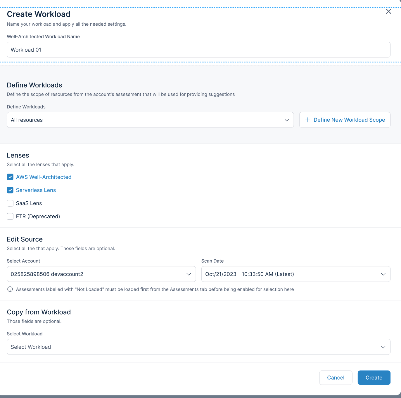 Workload Details